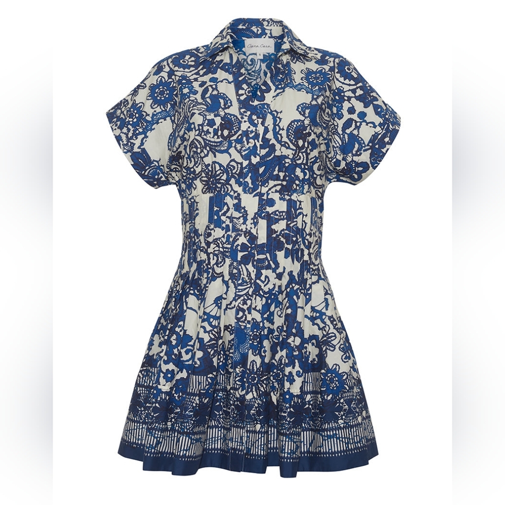 Cara cara Nash Mini Dress In Dentelle Blue - Picture 5 of 14